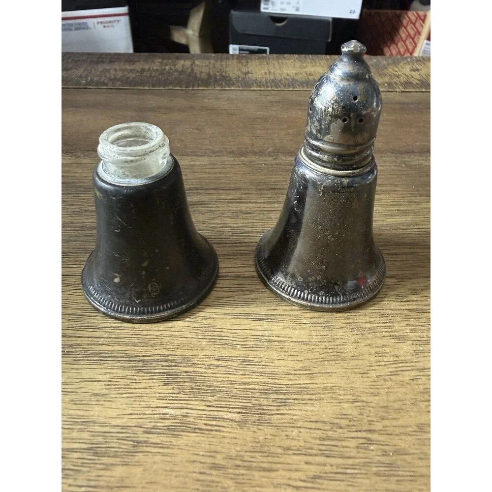 Vintage 40’s Duchin Creation Weighted! Sterling Silver Salt Pepper Shakers